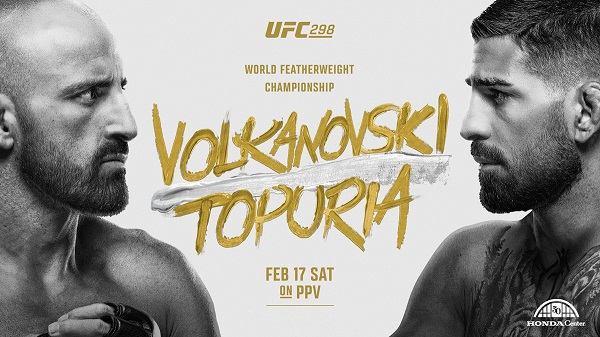 Watch UFC 298 Volkanovski vs Topuria 2/17/24 – 17th February 2024 Full Show