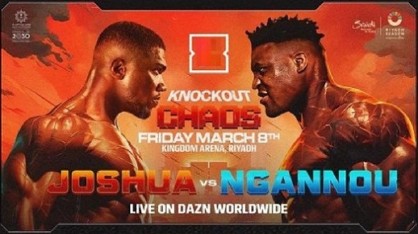 Watch Joshua vs Ngannou 3/8/24 8th March 2024 Full Show