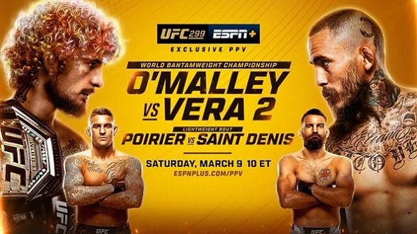 Watch UFC 299 O’Malley vs. Vera 2 PPV 3/9/24 – 9th March 2024 Full Show